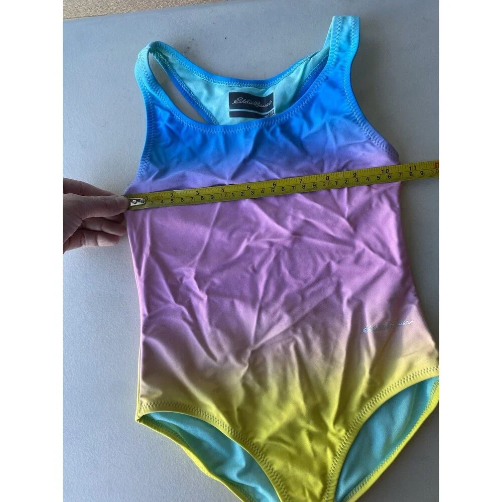 Eddie Bauer Kids One Piece Swimsuit Size S (7/8) Ombré Racerback